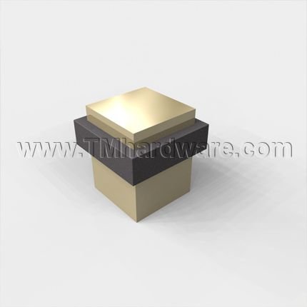 Deltana, Square, Door Stopper, 1-3/8" Tall