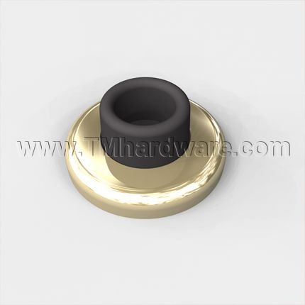 Deltana Wall Mount Concave Bumper, 2-1/2" Diameter
