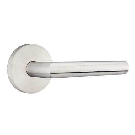 Emtek S10002STT Contemporary Stainless Stuttgart Lever, Disk Rosette