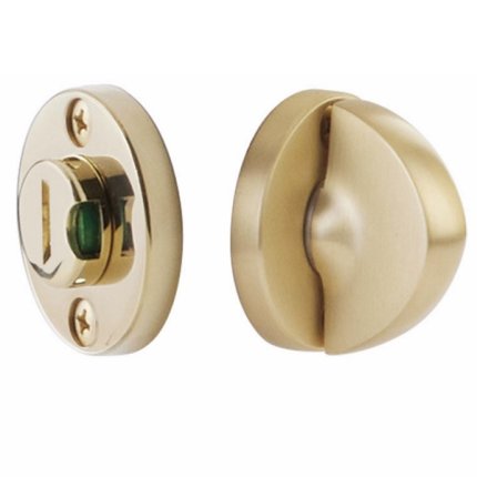 Emtek #8683 Disc, Double Rosette With Indicator, Arched