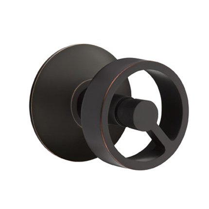Emtek 5107SPK Contemporary Modern Brass Spoke Knob, Modern Rosette