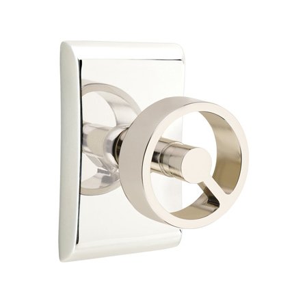 Emtek 5111SPK Contemporary Modern Brass Spoke Knob, Neos Rosette