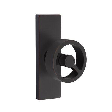 Emtek 5507SPK Contemporary Modern Brass Spoke Knob, Stretto Rosette