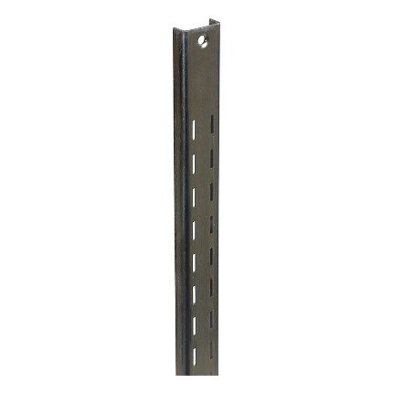 Hafele Double Standards, Shoptec, 1-1/4" X 1/2", Steel, Zinc Plated, 24"
