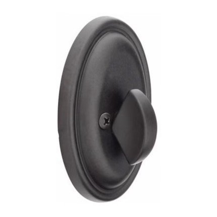 Emtek 8573 #14 Tuscany Bronze, Single-Sided Deadbolt, Flat Black Bronze (FB)