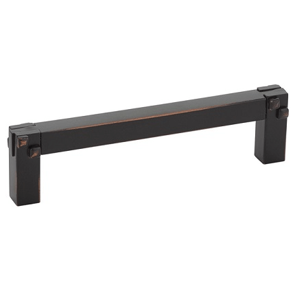 Emtek 86043 Mortise and Tenon Pull- Oil Rubbed Bronze