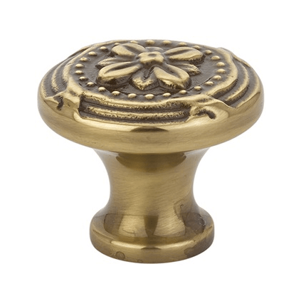 Emtek 86277 Ribbon & Reed Knob- French Antique