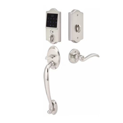 Emtek E4410 - E4010 EMTouch™ Classic Style Electronic Keypad Entry Set, Polished Brass - Lifetime (US3) Finish