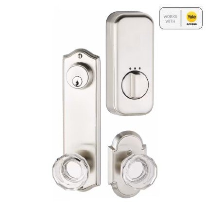 Emtek EMP8990 EMPowered™ Motorized SMART Lock With Colonial Sideplate Locks, Oil Rubbed Bronze (US10B) Finish