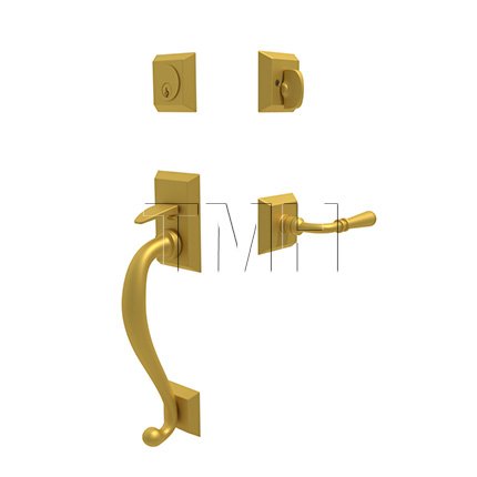 Emtek 4413T Franklin Entry Set with Turino Lever (US7)