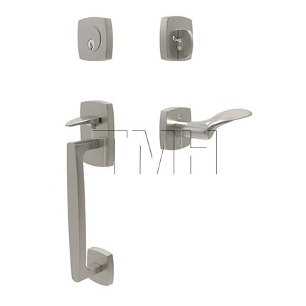 Emtek 4715MC Entry Set in Satin Nickel Finish (US15)