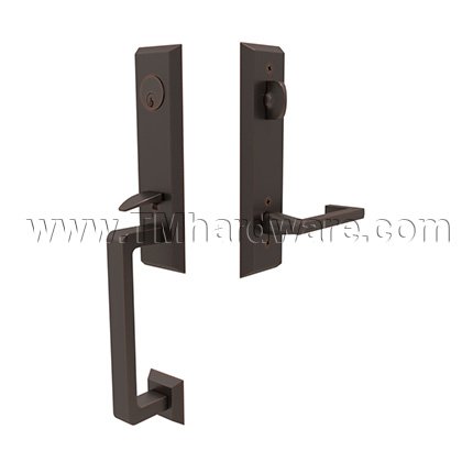 Emtek 4717AG Entry Set in Oil Rubbed Bronze Finish (US10B)
