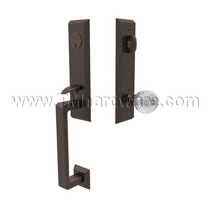 Emtek 4717BL Entry Set in Oil Rubbed Bronze Finish (US10B)