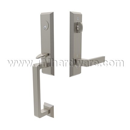 Emtek 4717DT Entry Set in Satin Nickel Finish (US15)
