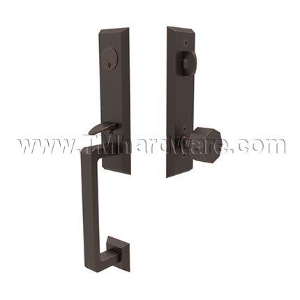 Emtek 4717OCT Entry Set in Oil Rubbed Bronze Finish (US10B)