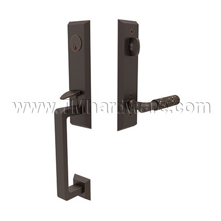 Emtek 4717TAHA Entry Set in Oil Rubbed Bronze Finish (US10B)