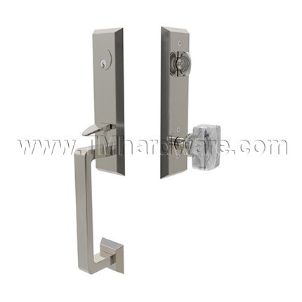 Emtek 4717WS Entry Set in Polished Nickel Finish (US14)