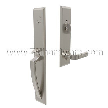Emtek 4816AST Entry Set in Satin Nickel Finish (US15)