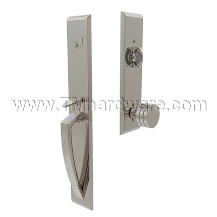 Emtek 4816BN Entry Set in Polished Nickel Finish (US14)