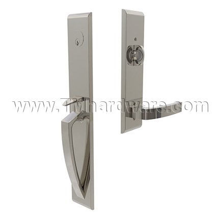 Emtek 4816BRL Entry Set in Polished Nickel Finish (US14)