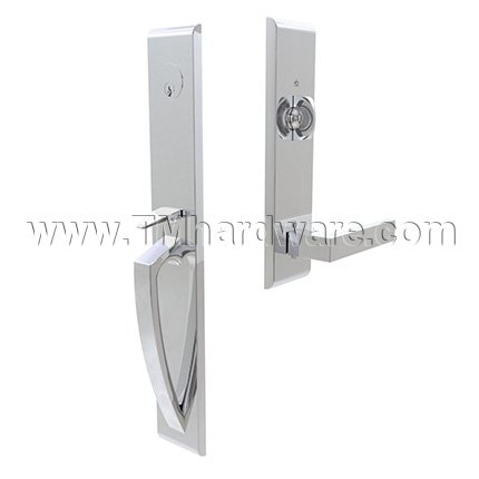 Emtek 4816DT Entry Set in Polished Chrome Finish (US26)