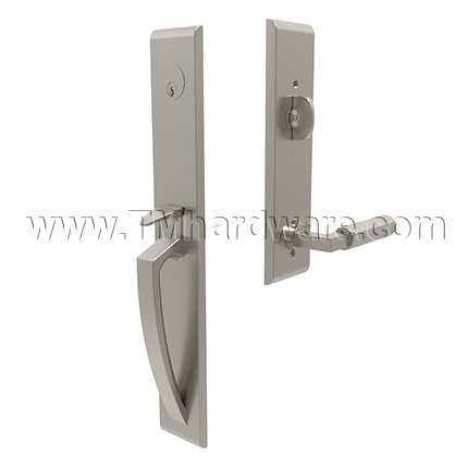 Emtek 4816LSFA Entry Set in Satin Nickel Finish (US15)