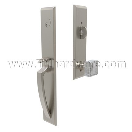Emtek 4816MSC Entry Set in Satin Nickel Finish (US15)