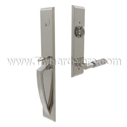 Emtek 4816TAKN Entry Set in Polished Nickel Finish (US14)