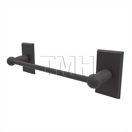 Emtek 23024 Sandcast Bronze Towel Bar with #3 Rosette
