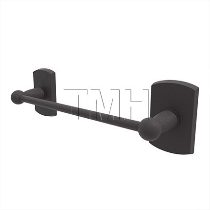 Emtek 23024 Sandcast Bronze Towel Bar with #4 Rosette