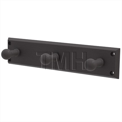 Emtek 2307 Sandcast Bronze 3 Hooks Rectangular Plate