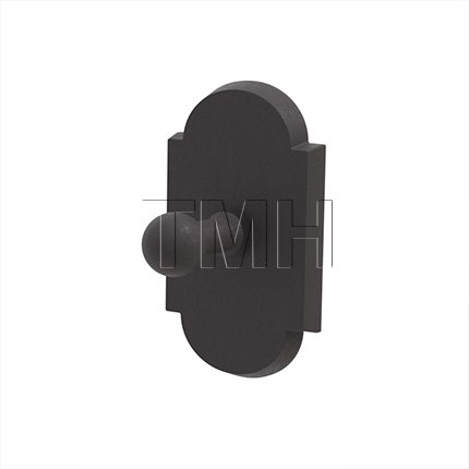 Emtek 2308 Sandcast Bronze Single Hook with #1 Rosette