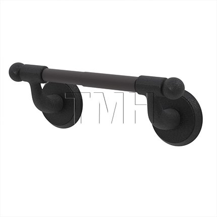 Emtek 2504 Wrought Steel Paper Holder Spring Rod Style with #2 Rosette - FBS