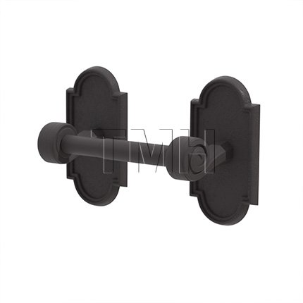 Emtek 2704 Tuscany Bronze Paper Holder Spring Rod Style with #11 Rosette (FB)