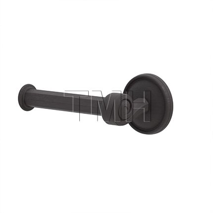 Emtek 2705LH Tuscany Bronze Paper Holder Bar Style with #12 Rosette LH-FB