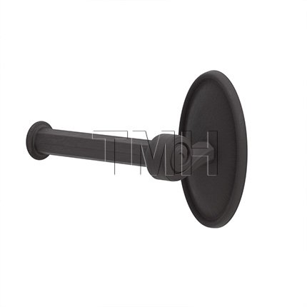 Emtek 2705LH Tuscany Bronze Paper Holder Bar Style with #14 Rosette LH-FB