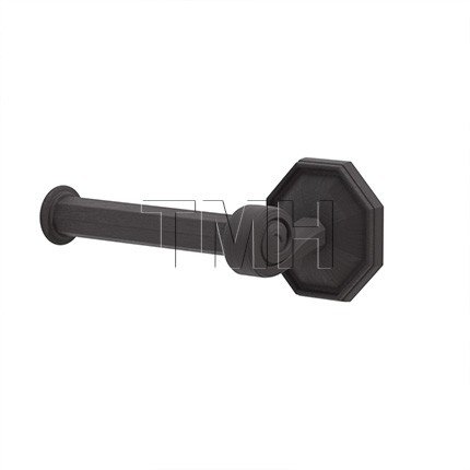 Emtek 2705LH Tuscany Bronze Paper Holder Bar Style with #15 Rosette LH-FB