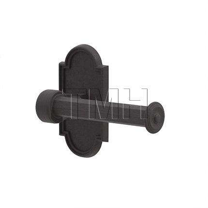 Emtek 2705RH Tuscany Bronze Paper Holder Bar Style with #11 Rosette (FB)