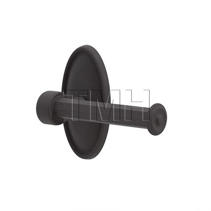 Emtek 2705RH Tuscany Bronze Paper Holder Bar Style with #14 Rosette (FB)