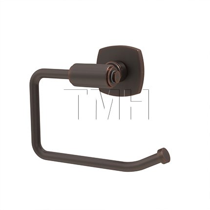 Emtek 2904 Transitional Brass Paper Holder Bar Style with Brass Urban Modern Rosette (US10B)