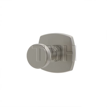Emtek 2909 Transitional Brass Single Hook with Brass Urban Modern Rosette (US15)