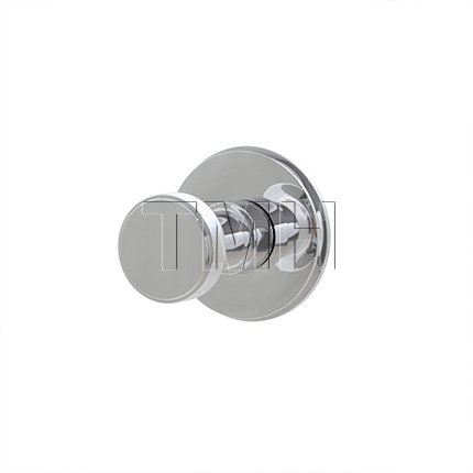 Emtek 2909 Transitional Brass Single Hook with Brass Watford Rosette (US26)