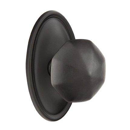 Emtek 71014OCK European Traditions Tuscany Bronze Octagon Knob, #14 Rosette