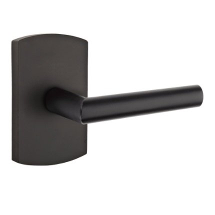 Emtek 7100MA Rustic Living Sandcast Bronze Mariposa Lever, #4 Rosette