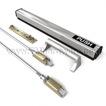 Falcon 1492NL-OP Concealed Vertical Rod Exit Device With Night Latch ...