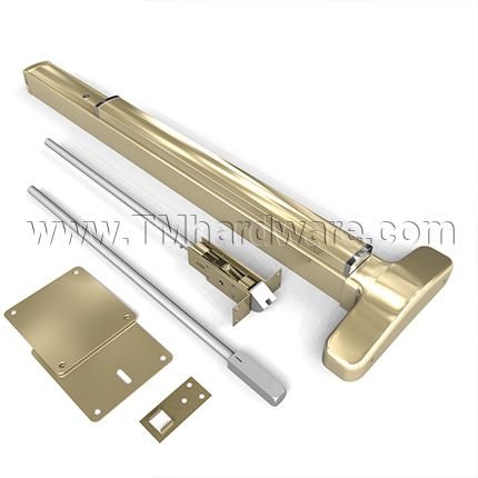 Falcon 24-CWDC-EO Concealed Vertical Rod Exit Device, Narrow Stile, Heavy Duty, Wood Doors - Exit Only