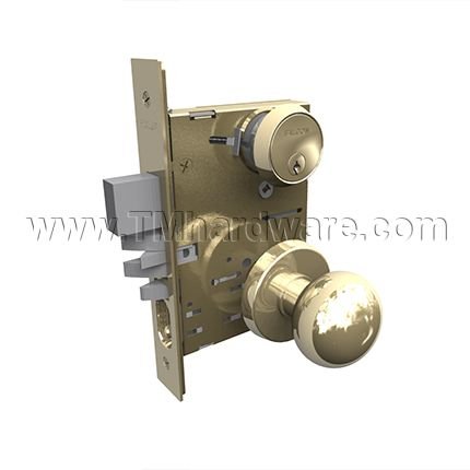 Falcon MA Series Grade 1 Mortise Sectional Lockset with Knob
