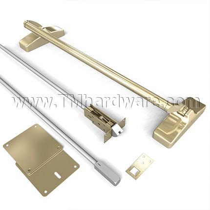 Falcon XX-CWDC-EO Concealed Vertical Rod Crossbar Exit Device, Wood Doors - Exit Only