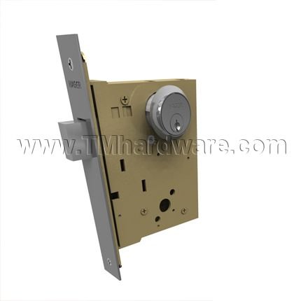 Deadbolt, Mortised, Hager 3800 Series Grade 1