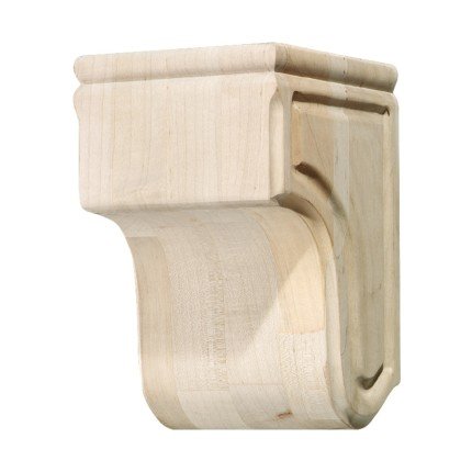 Hafele Wooden Corbel, 8-15/16" X 5-11/16" X 5-15/16", Maple finish